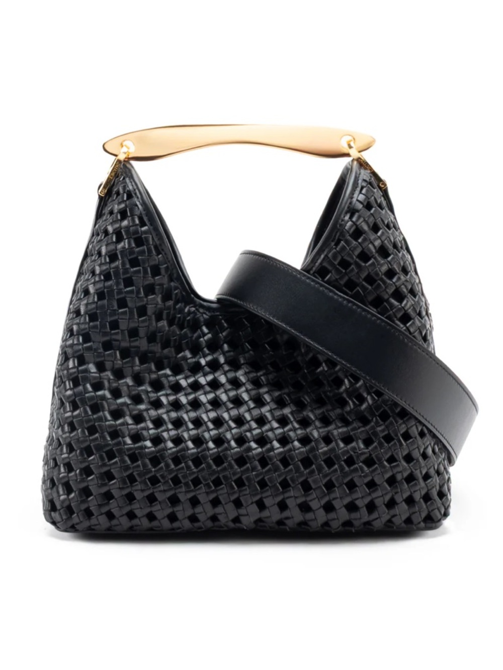 Elleme Boomerang Woven Leather Black